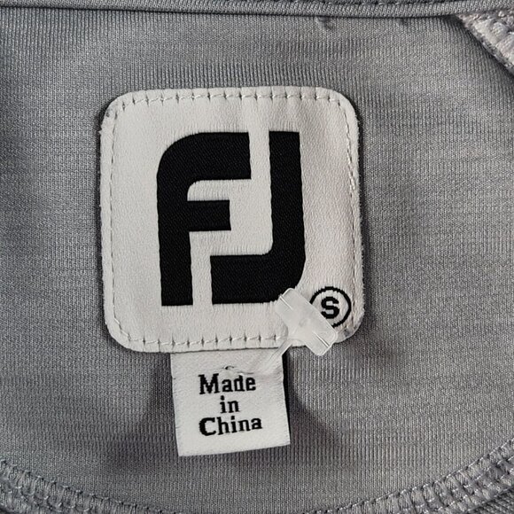 Footjoy Stretch Jacket Women Small Full Zip Golf Long Sleeve Gray Black Athletic - Picture 5 of 16